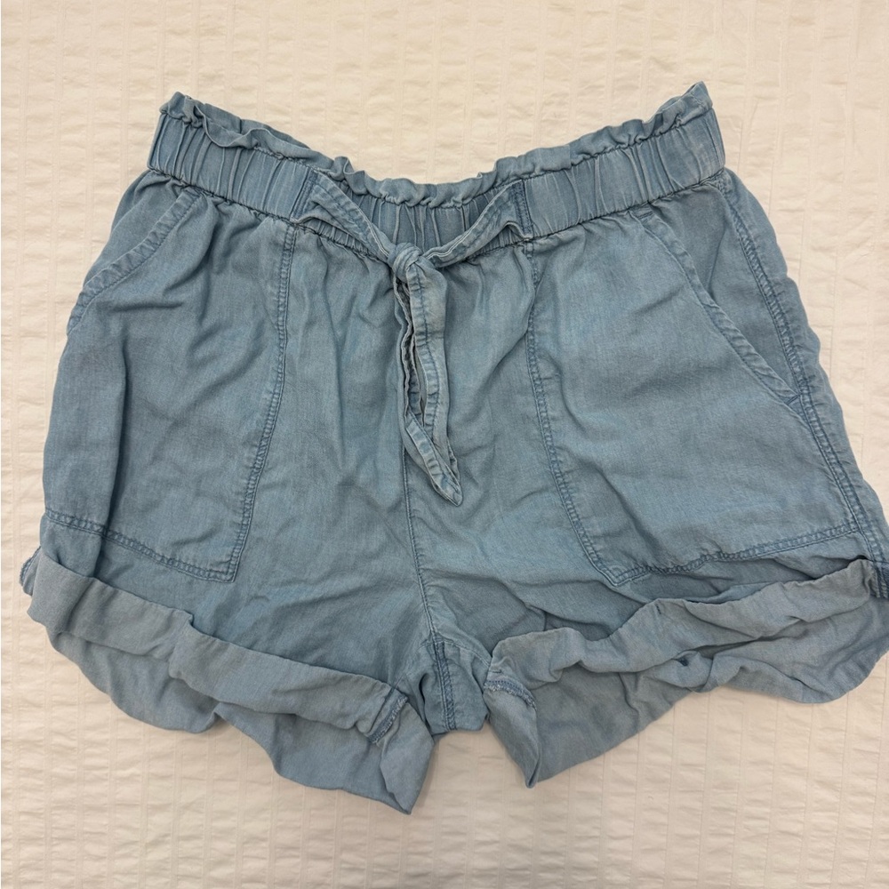 Aerie soft and flowy denim shorts